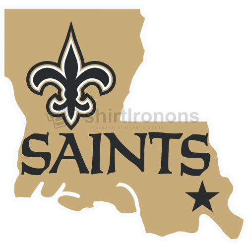 New Orleans Saints T-shirts Iron On Transfers N614